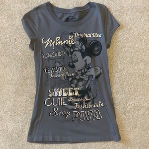 Grey Disney Minnie Mouse size S